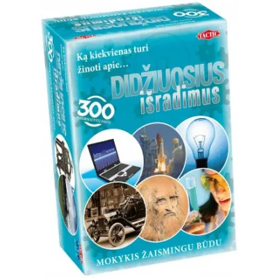Stalo žaidimas Didieji išradimai TACTIC Stalo žaidimas Didieji išradimai TACTIC