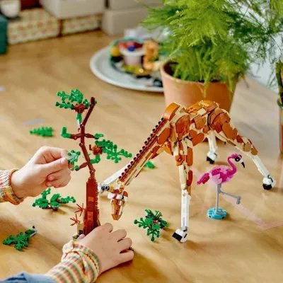 Konstruktorius LEGO® Creator 3in1 Laukiniai safario gyvūnai 31150 Konstruktorius LEGO® Creator 3in1 Laukiniai safario gyvūnai 31150