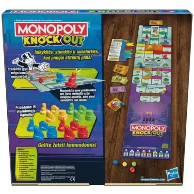 Stalo žaidimas Monopolis: Knockout Stalo žaidimas Monopolis: Knockout