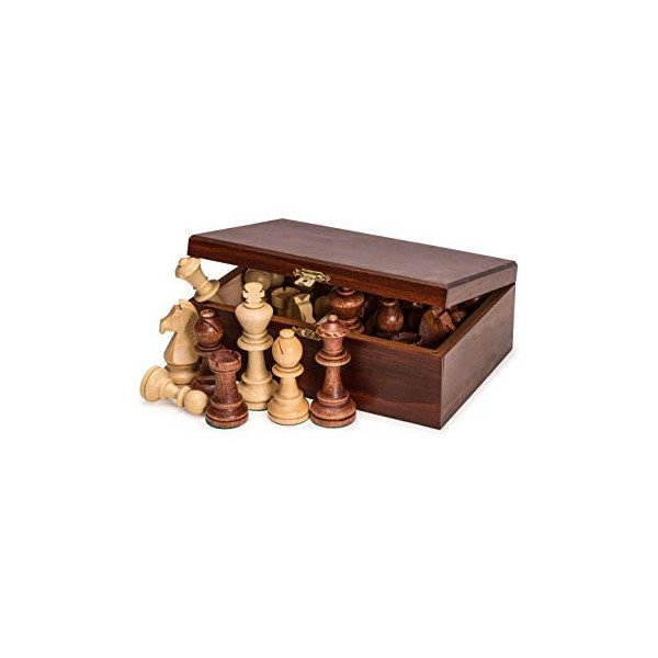 Tournament chess pieces No. 7 Staunton (in box)