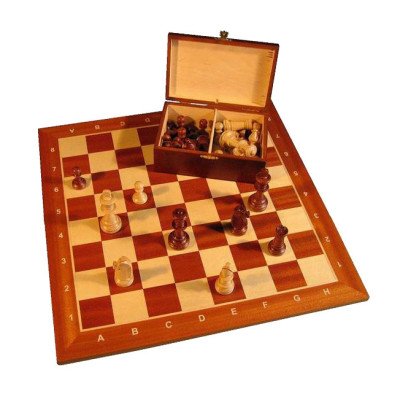 Tournament chess pieces No. 6 Staunton (in box)
