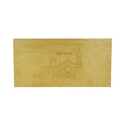Backgammon checkers Lithuania 2in1 40x40cm
