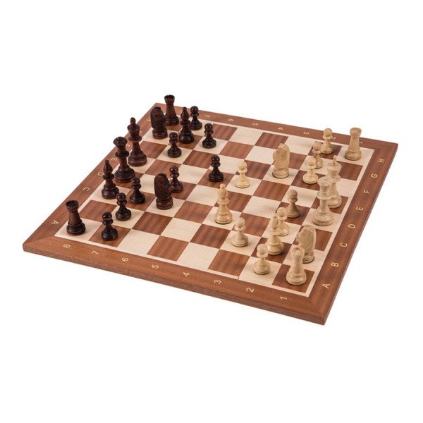 Tournament chess set No. 5 Staunton 48x48cm (with board)