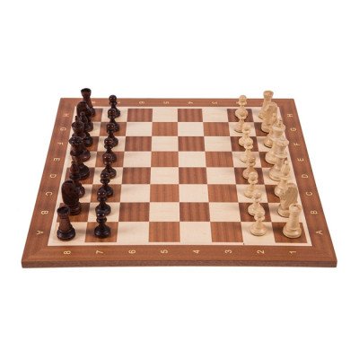 Tournament chess set No. 5 Staunton 48x48cm (with board)