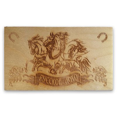 LOTO в деревянной коробке
