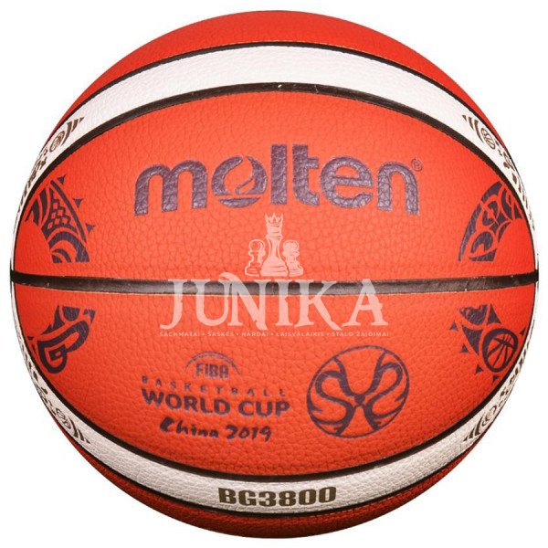 Krepšinio kamuolys Molten BG3800 WorldCup’19