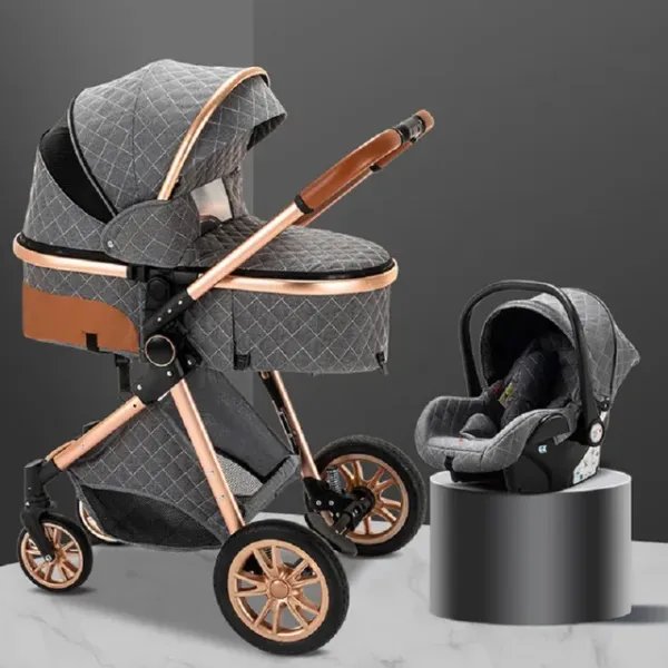 Universalus vežimėlis Pure Joy Luxe 3in1