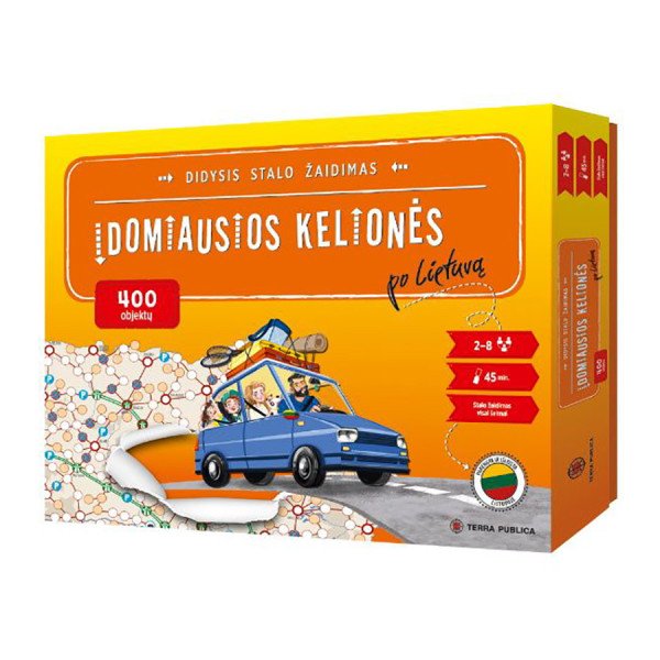 Board game The most interesting trips around Lithuania, LT