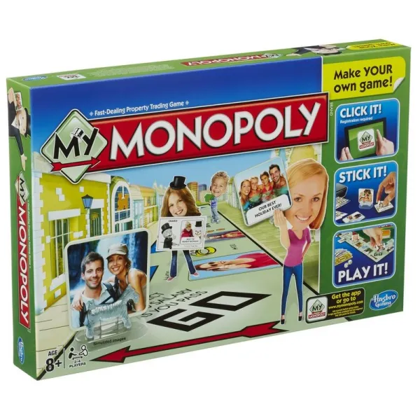Stalo žaidimas Mano Monopolis LT Hasbro