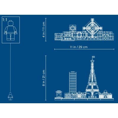 LEGO ARCHITECTURE Paris, 21044